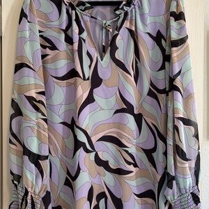 Calvin Klein Abstract Blouse